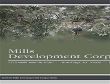 Tablet Screenshot of mills-development.com
